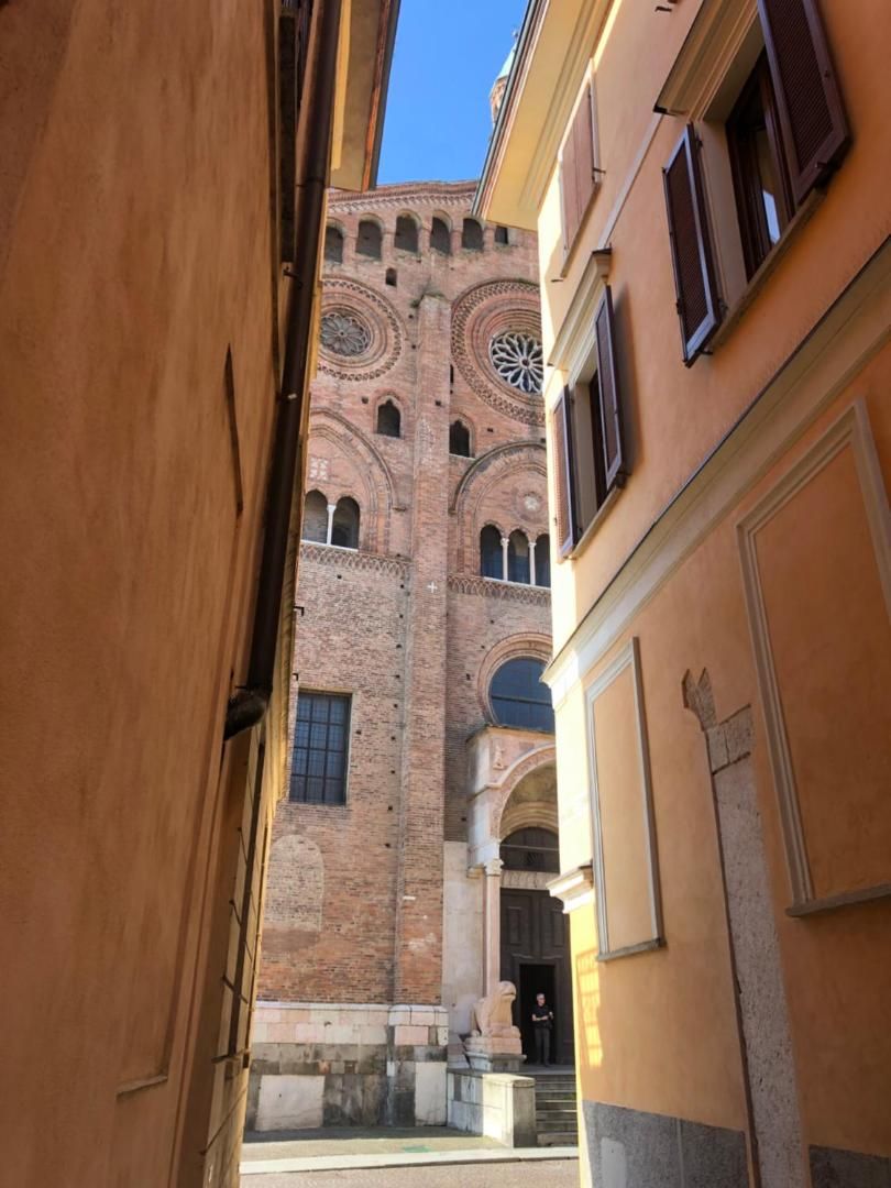 Vista del campanile dalla finestra della camera